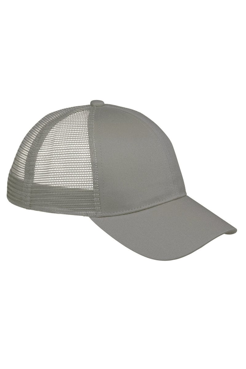 Big Accessories Headwear OS / Light Gray Big Accessories BX019: 6-Panel Structured Trucker Cap