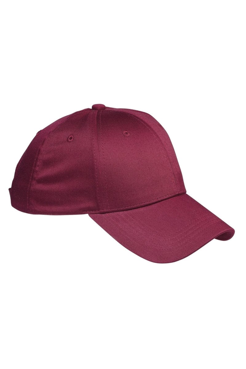 Big Accessories Headwear OS / Maroon Big Accessories BX020: 6-Panel Structured Twill Cap
