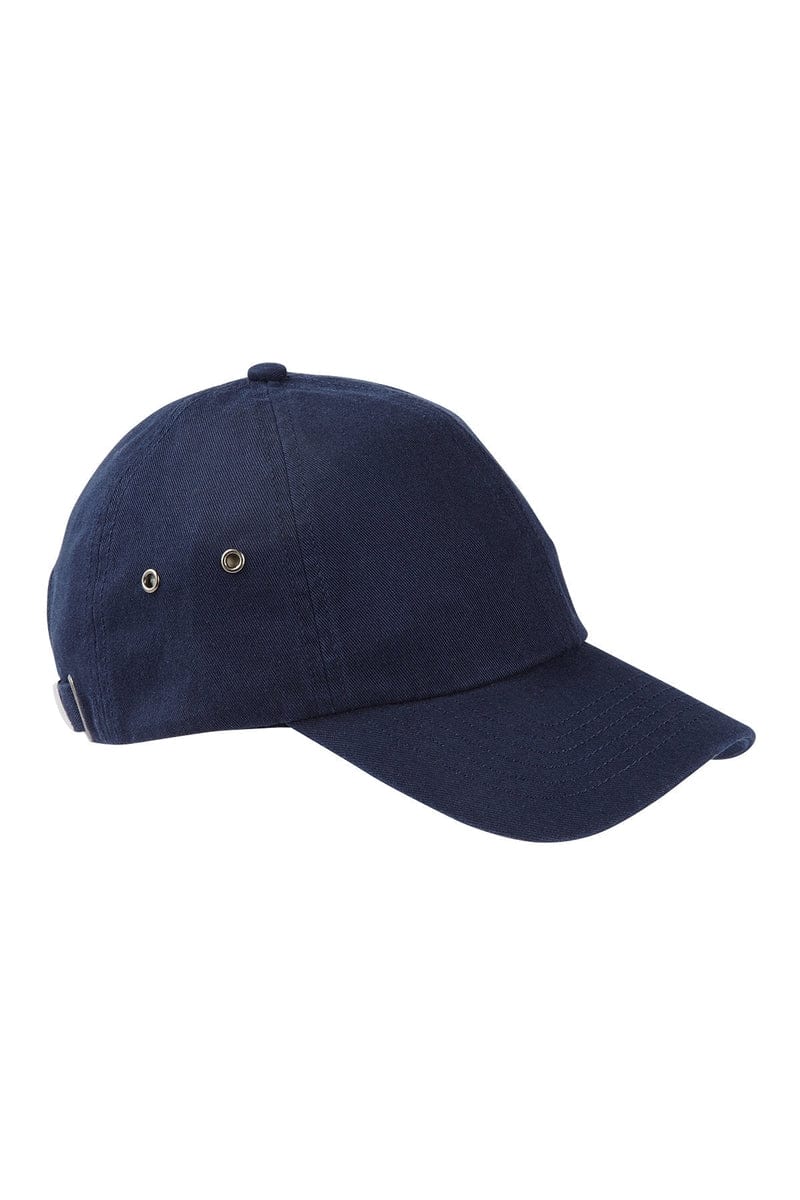 Big Accessories Headwear OS / Navy Big Accessories BA529: Washed Baseball Cap