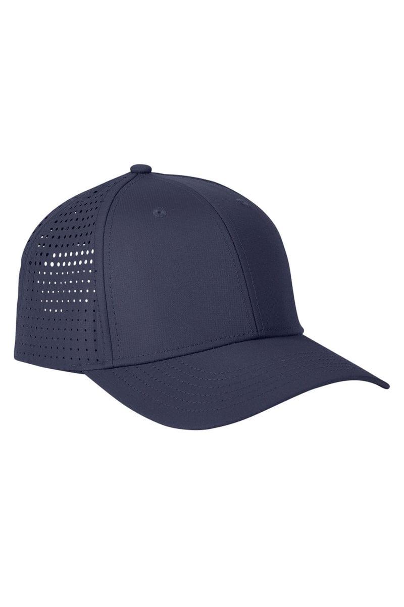 Big Accessories Headwear OS / Navy Big Accessories BA537: Performance Perforated Cap