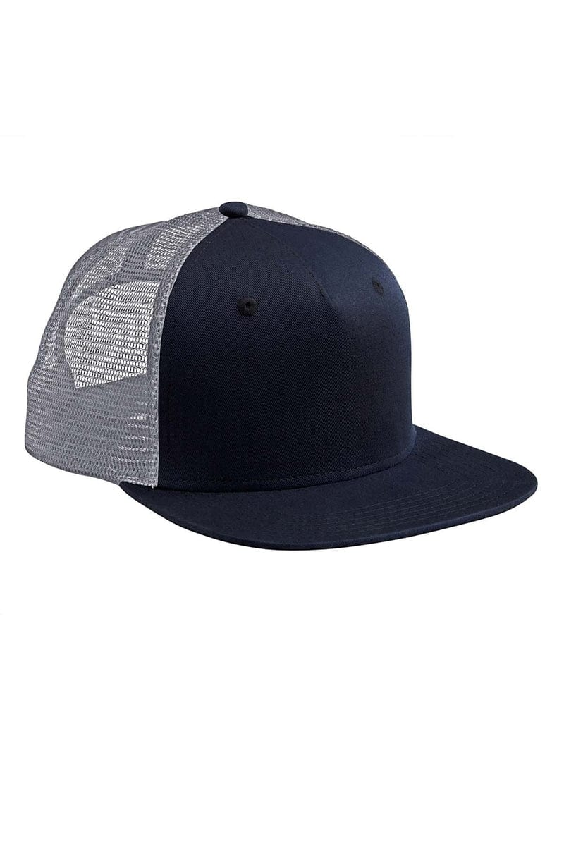 Big Accessories Headwear OS / Navy/ Grey Big Accessories BX025: Surfer Trucker Cap