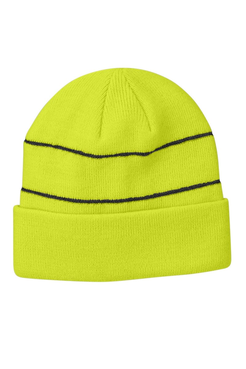 Big Accessories Headwear OS / Neon Green Big Accessories BA535: Reflective Beanie