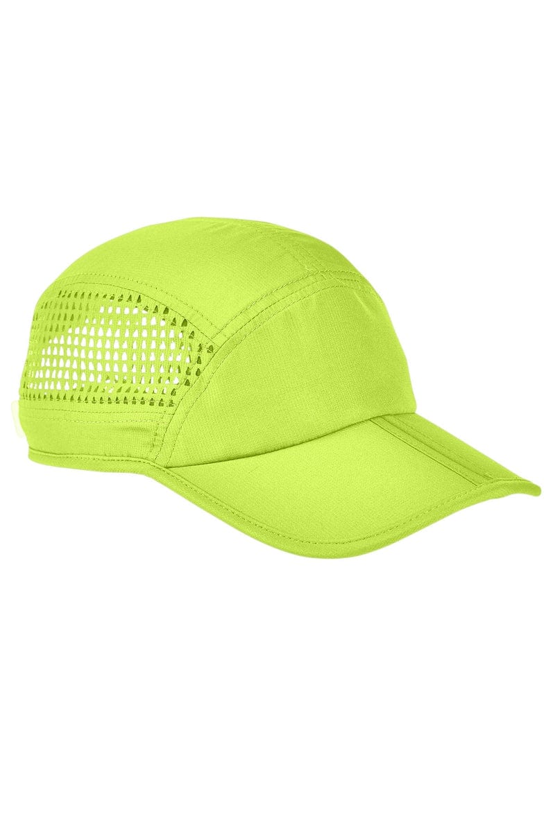 Big Accessories Headwear OS / Neon Yellow Big Accessories BA657: Foldable Bill Performance Cap