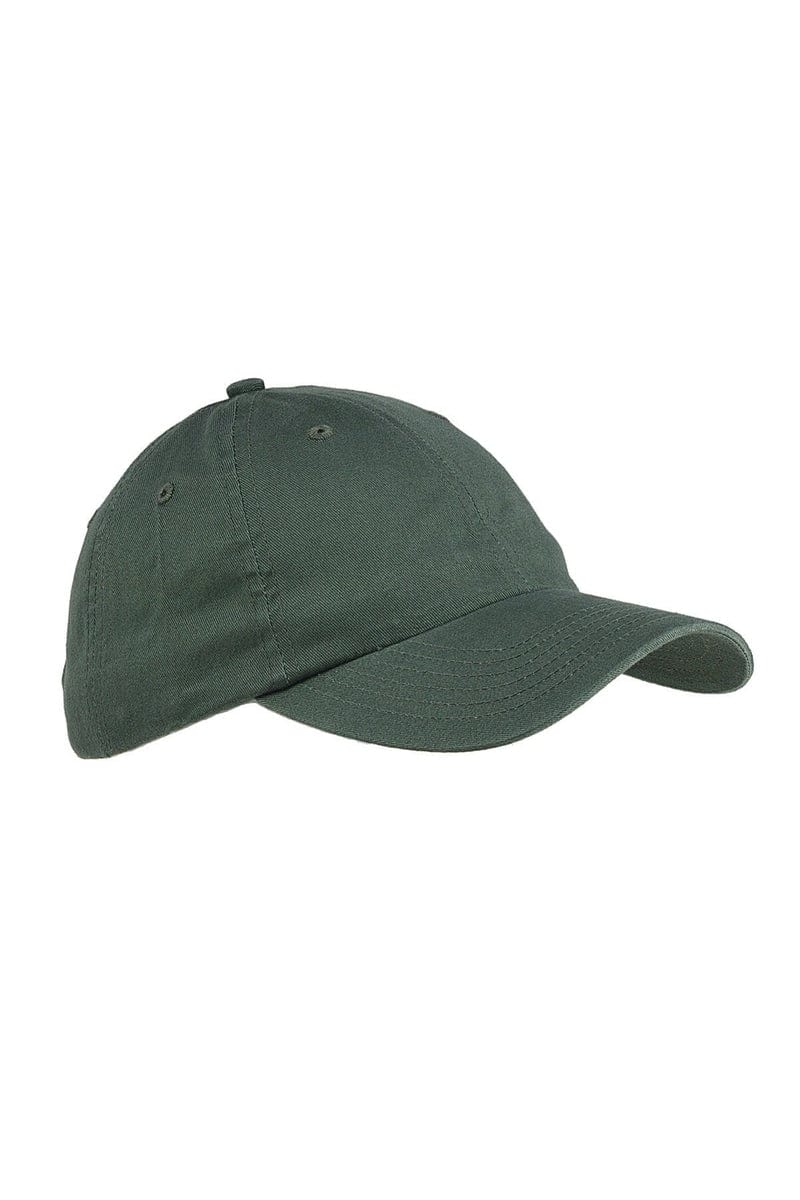 Big Accessories Headwear OS / Olive Big Accessories BX001: 6-Panel Brushed Twill Unstructured Cap