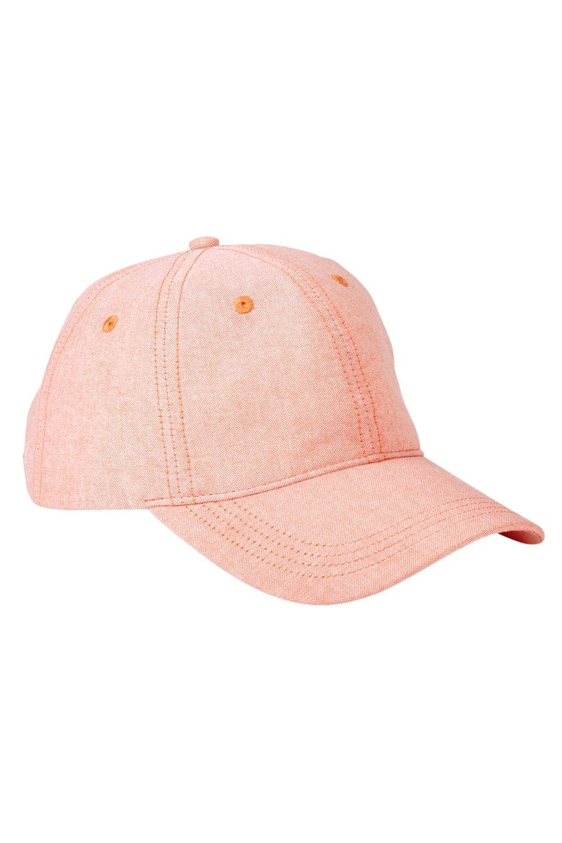 Big Accessories Headwear OS / Oxford Orange Big Accessories BA614: Summer Prep Cap