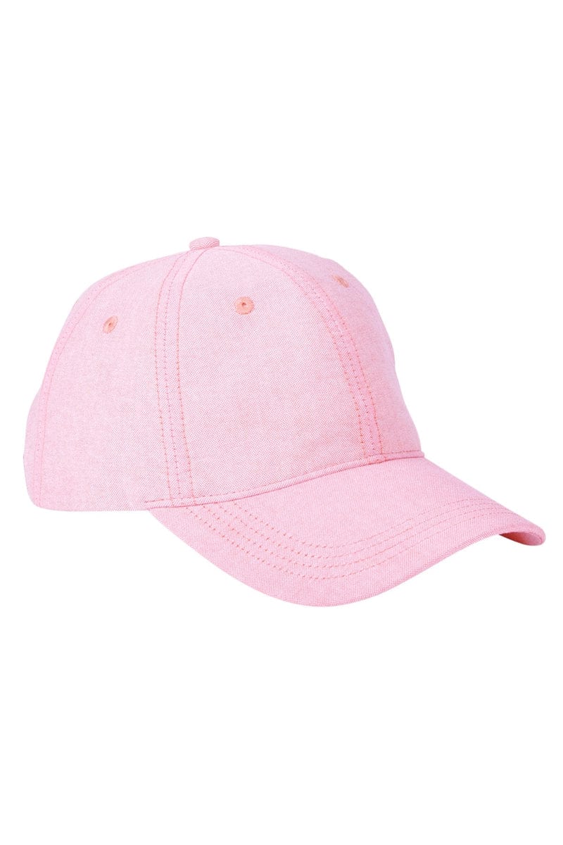 Big Accessories Headwear OS / Oxford Pink Big Accessories BA614: Summer Prep Cap