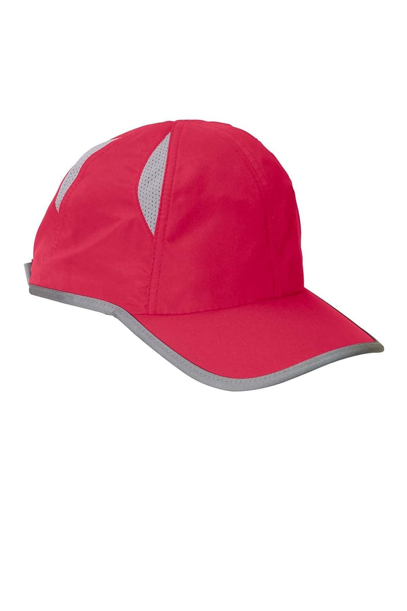Big Accessories Headwear OS / Red Big Accessories BA514: Performance Cap