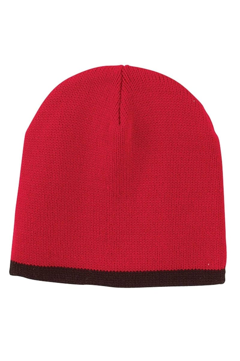Big Accessories Headwear OS / Red/ Black Big Accessories TNT: Knit Beanie