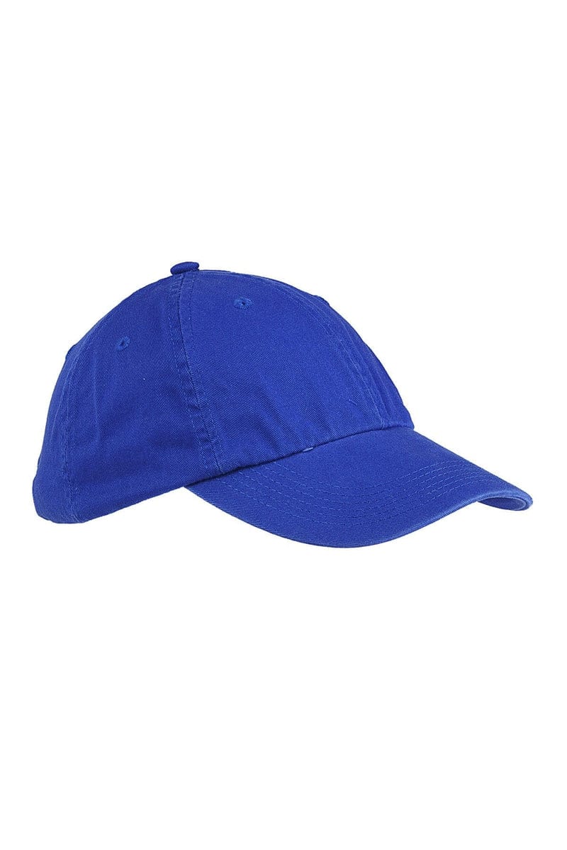 Big Accessories Headwear OS / Royal Big Accessories BX005: 6-Panel Washed Twill Low-Profile Cap