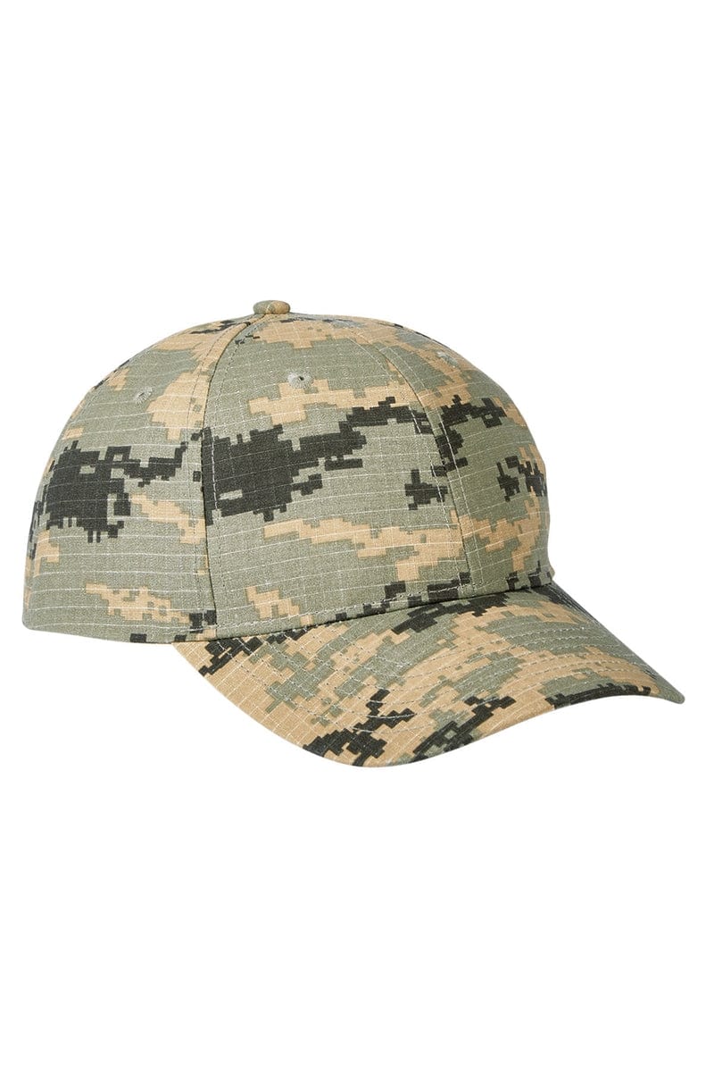 Big Accessories Headwear OS / Rpstp Dg Gr Camo Big Accessories BX024: Outdoor Cap