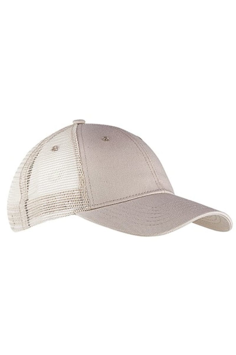 Big Accessories Headwear OS / Stone Big Accessories BX019: 6-Panel Structured Trucker Cap