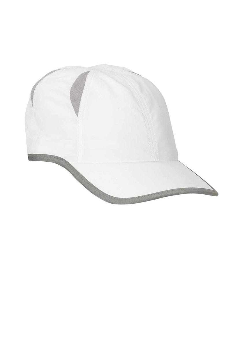 Big Accessories Headwear OS / White Big Accessories BA514: Performance Cap