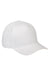 Big Accessories Headwear OS / White Big Accessories BX034: 5-Panel Brushed Twill Cap