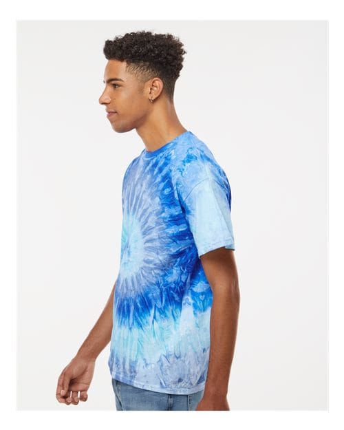 Colortone 1000-Unisex Multi-Color Tie-Dyed T-Shirt in 