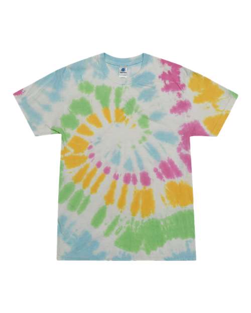 Colortone 1000-Unisex Multi-Color Tie-Dyed T-Shirt in Yosemite