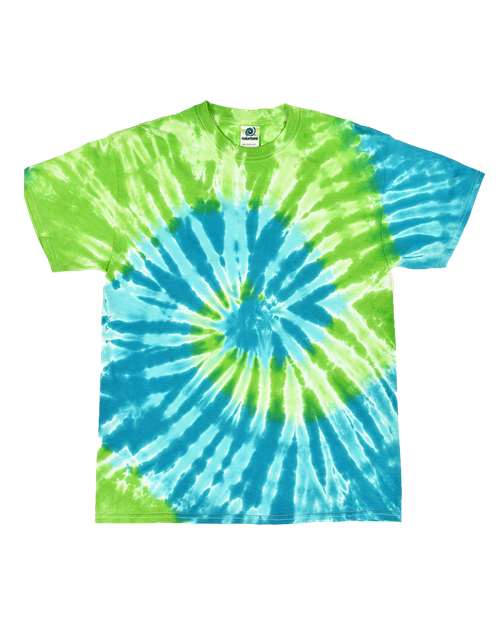 Colortone 1000-Unisex Multi-Color Tie-Dyed T-Shirt in St Lucia