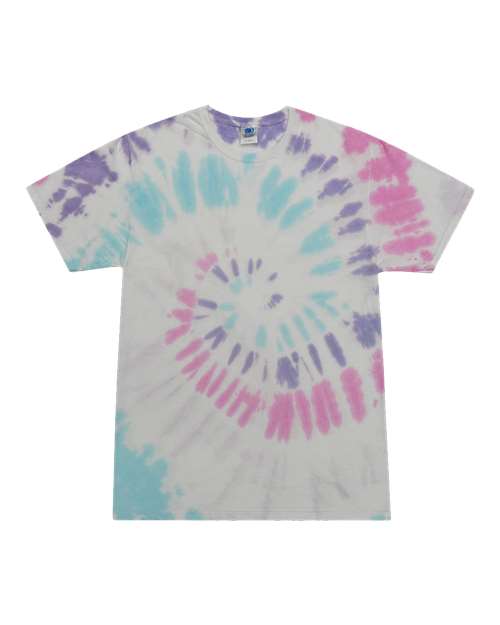 Colortone 1000-Unisex Multi-Color Tie-Dyed T-Shirt in Acadia