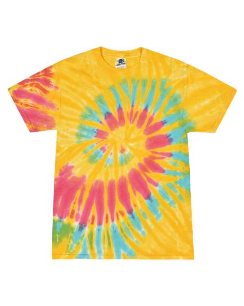 Colortone 1000-Unisex Multi-Color Tie-Dyed T-Shirt in Aurora