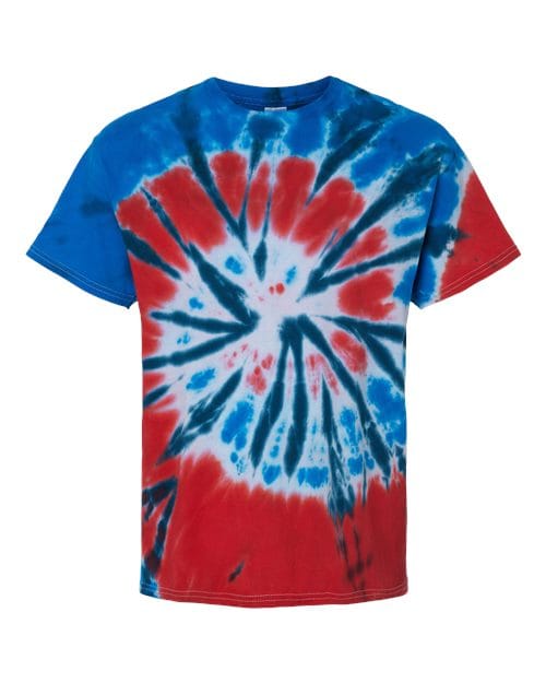 Colortone 1000-Unisex Multi-Color Tie-Dyed T-Shirt in Independence