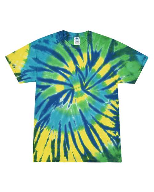 Colortone 1000-Unisex Multi-Color Tie-Dyed T-Shirt in Karma