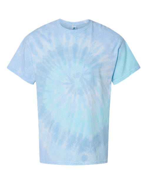 Colortone 1000-Unisex Multi-Color Tie-Dyed T-Shirt in Lagoon