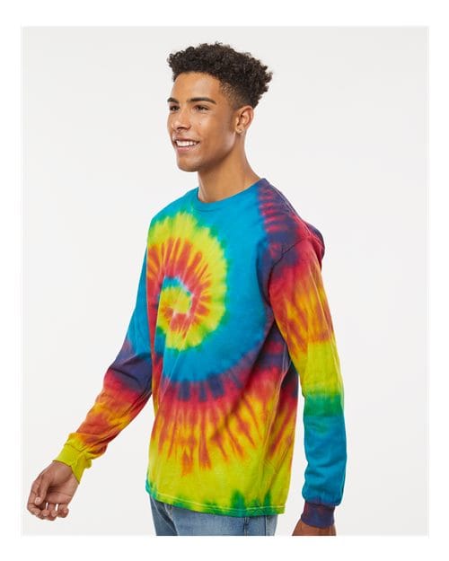 Colortone 2000-Unisex Tie-Dyed Long Sleeve T-Shirt in 