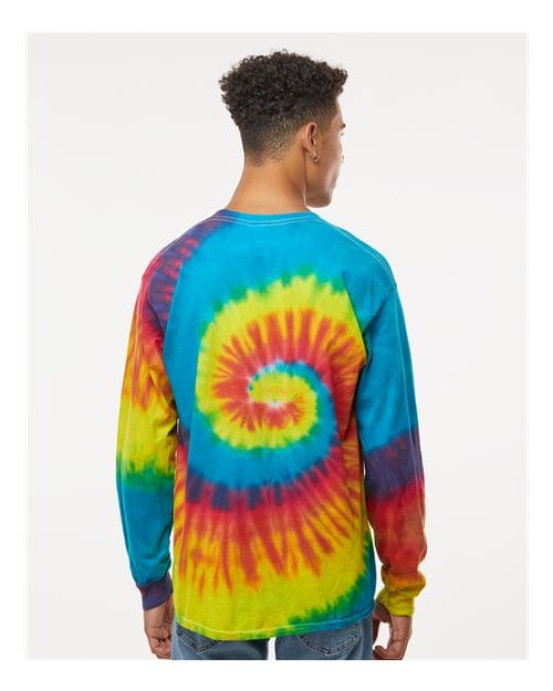 Colortone 2000-Unisex Tie-Dyed Long Sleeve T-Shirt in 