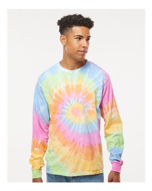 Colortone 2000-Unisex Tie-Dyed Long Sleeve T-Shirt in 