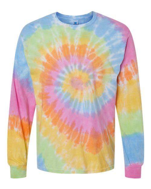 Colortone 2000-Unisex Tie-Dyed Long Sleeve T-Shirt in Eternity