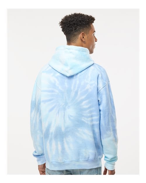 Colortone 8777-Unisex Tie-Dyed Hooded Sweatshirt in 