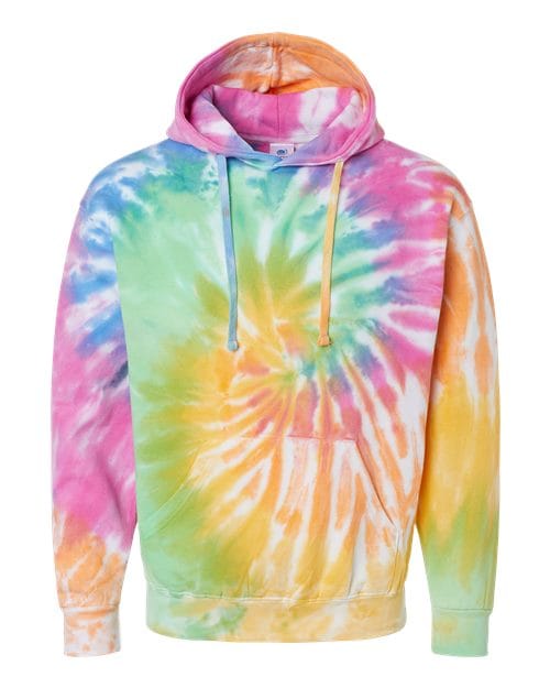 Colortone 8777-Unisex Tie-Dyed Hooded Sweatshirt in Eternity