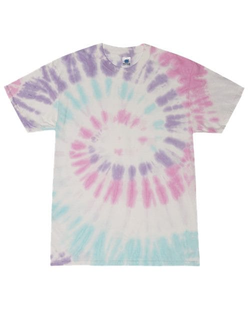 Colortone 1000Y-Youth Multi-Color Tie-Dyed T-Shirt in 
