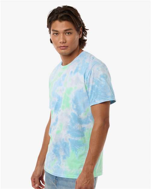 Colortone 1355-Unisex Vintage Tie-Dyed T-Shirt in 