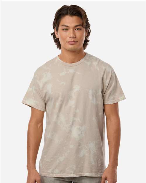 Colortone 1385-Unisex Bleach Out Dyed T-Shirt in 