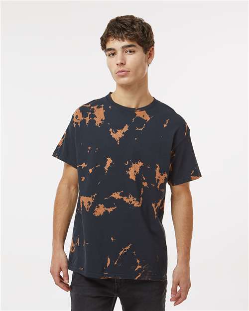 Colortone 1385-Unisex Bleach Out Dyed T-Shirt in 