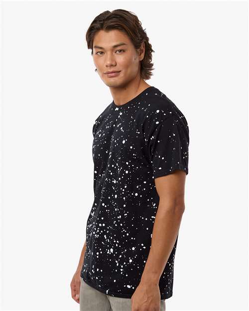 Colortone 1385-Unisex Bleach Out Dyed T-Shirt in 