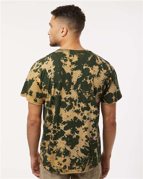 Colortone 1385-Unisex Bleach Out Dyed T-Shirt in 