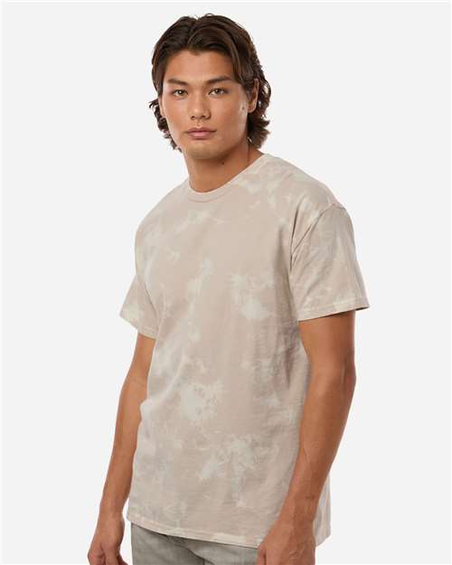 Colortone 1385-Unisex Bleach Out Dyed T-Shirt in 
