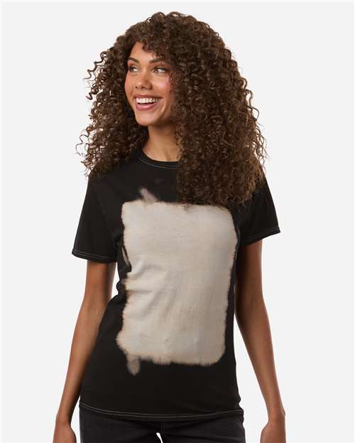 Colortone 1385-Unisex Bleach Out Dyed T-Shirt in 