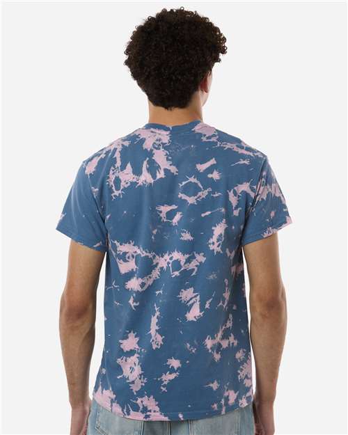 Colortone 1385-Unisex Bleach Out Dyed T-Shirt in 