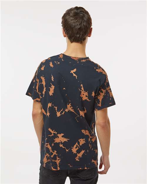 Colortone 1385-Unisex Bleach Out Dyed T-Shirt in 