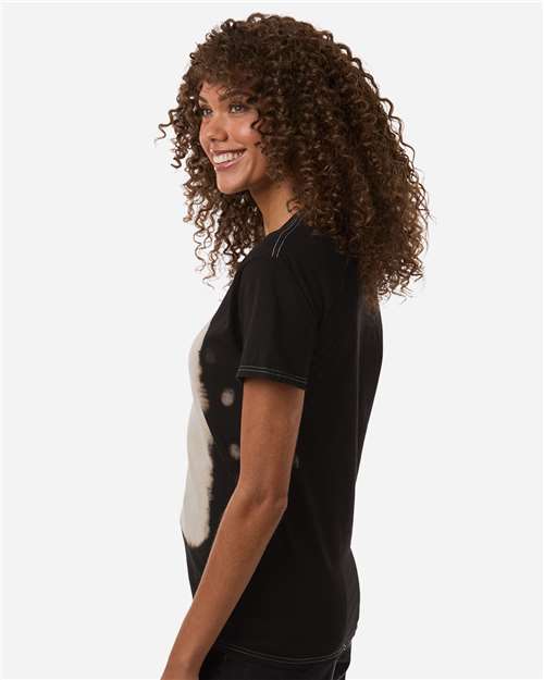 Colortone 1385-Unisex Bleach Out Dyed T-Shirt in 