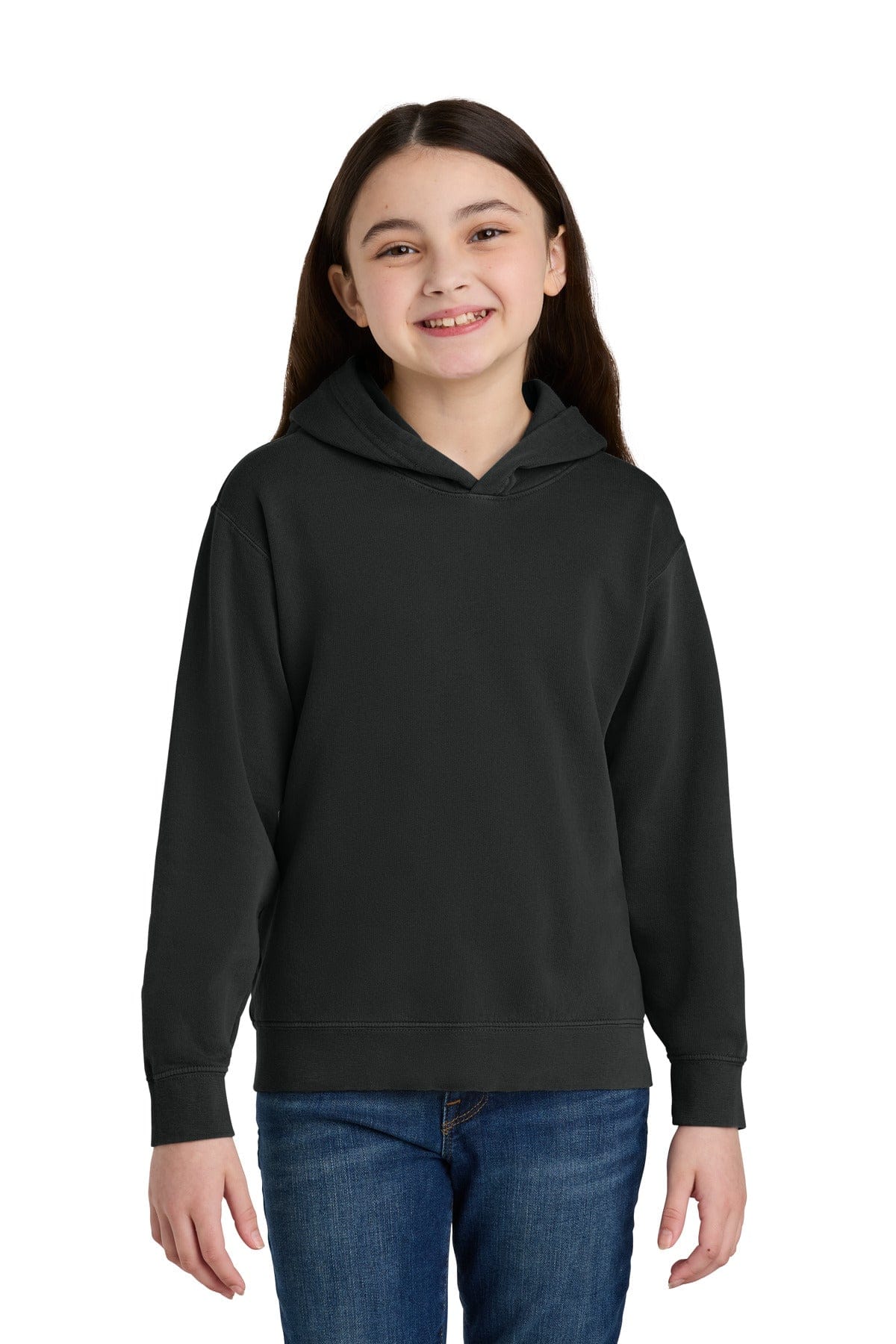 Comfort Colors 1467Y XS / Black Comfort Colors 1467Y Youth Lightweight Hooded Sweatshirt