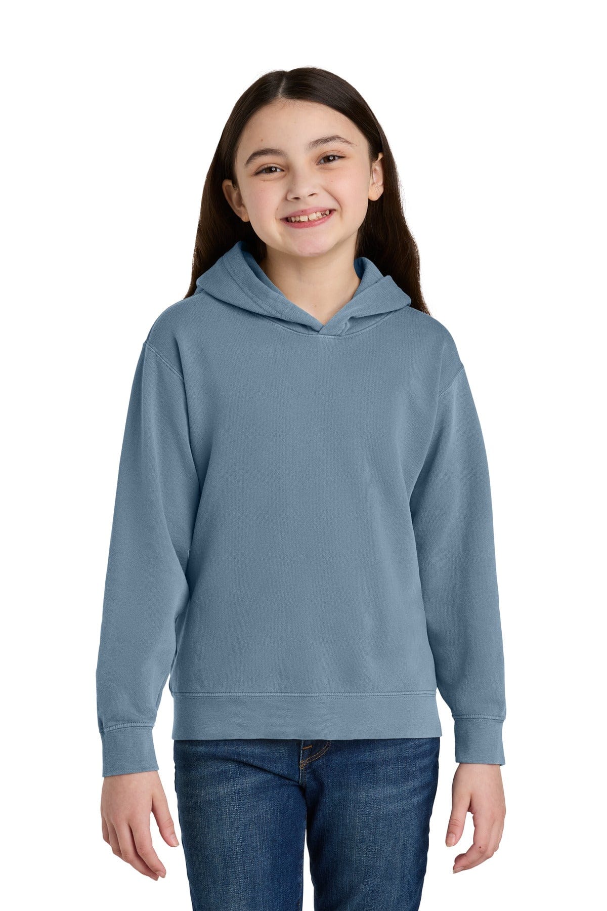 Comfort Colors 1467Y XS / Blue Jean Comfort Colors 1467Y Youth Lightweight Hooded Sweatshirt