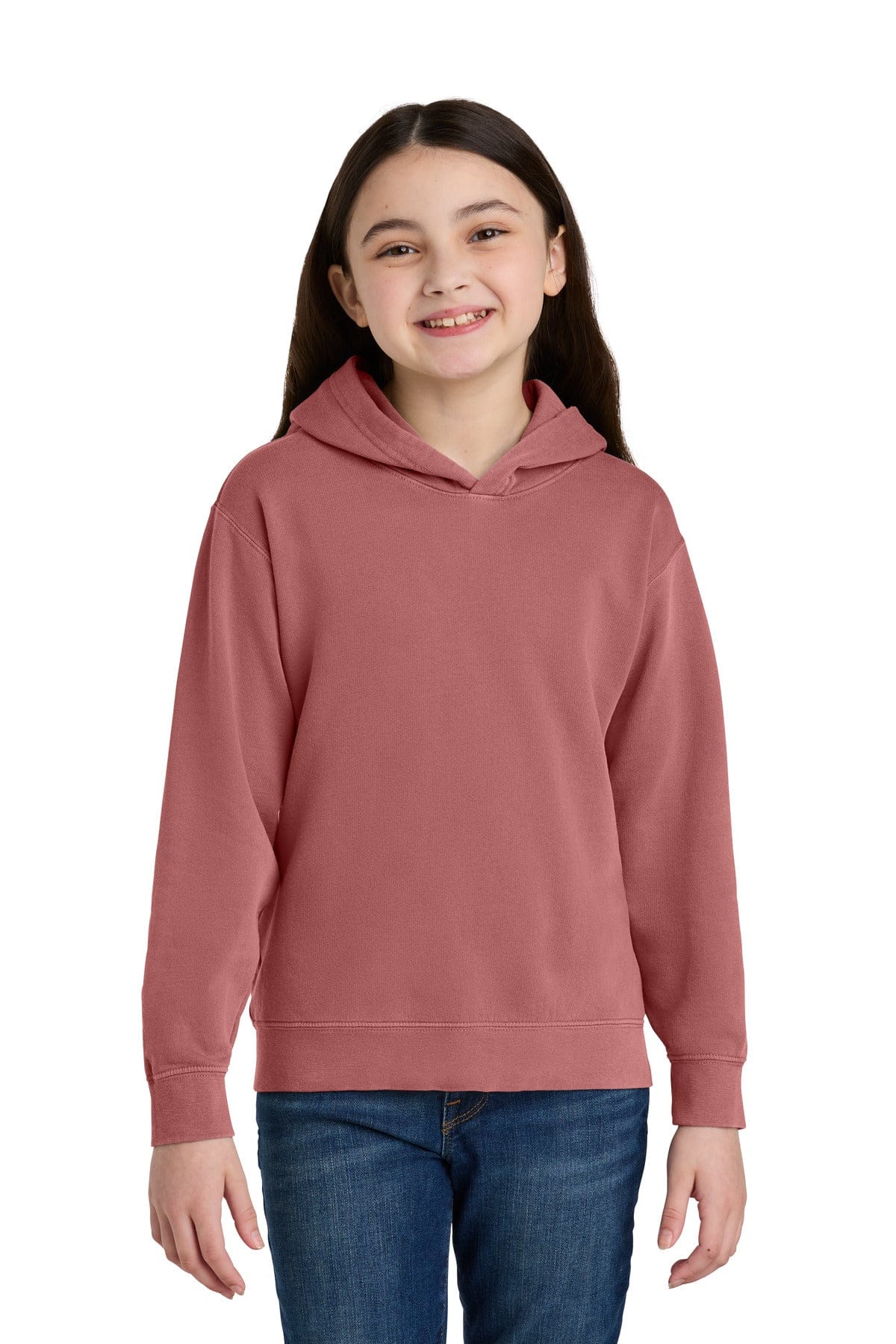Comfort Colors 1467Y XS / Crimson Comfort Colors 1467Y Youth Lightweight Hooded Sweatshirt