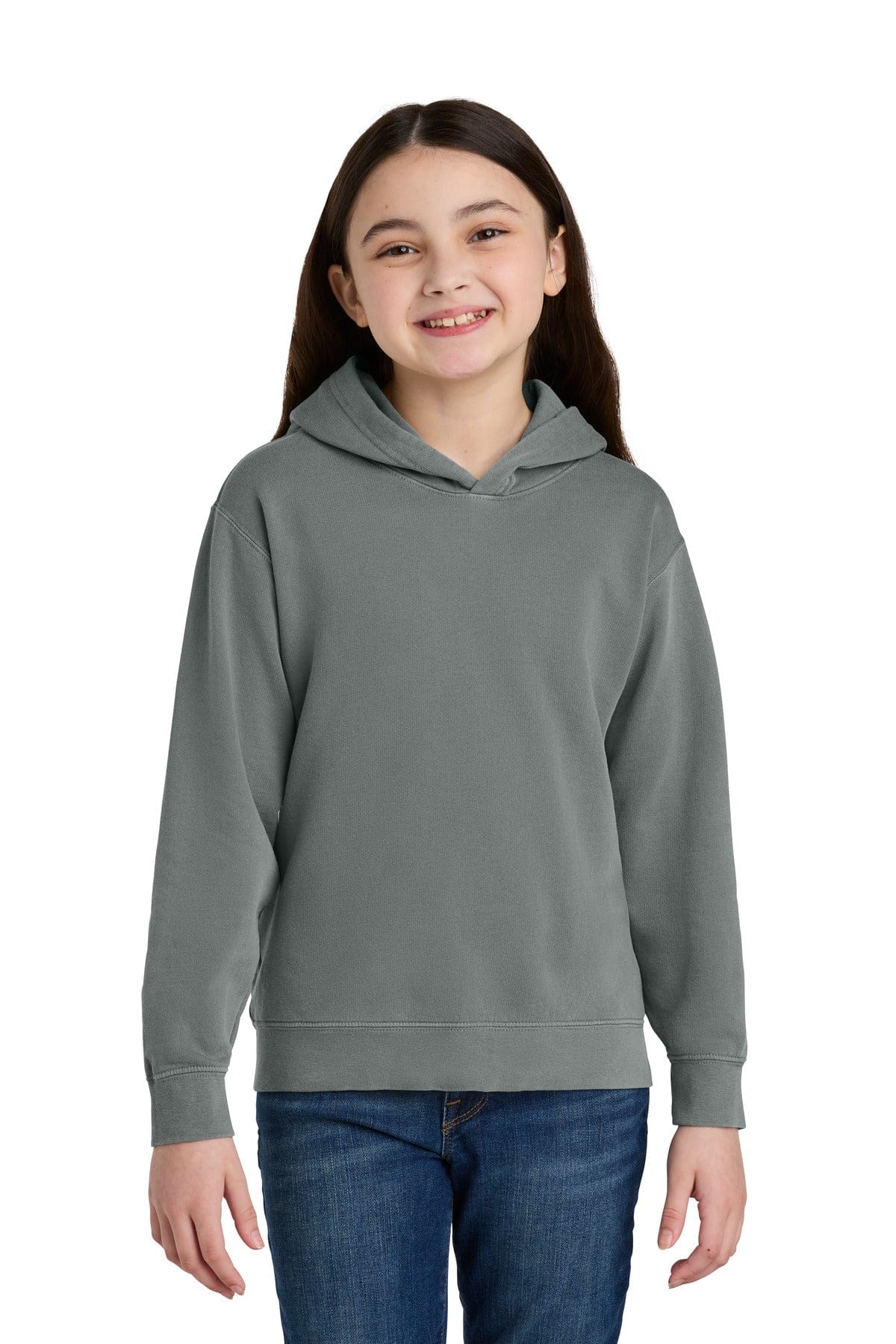 Comfort Colors 1467Y XS / Grey Comfort Colors 1467Y Youth Lightweight Hooded Sweatshirt