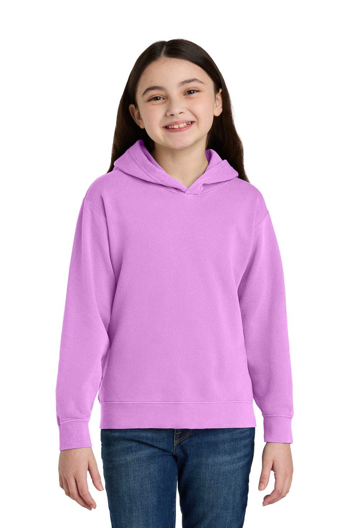 Comfort Colors 1467Y XS / Neon Violet Comfort Colors 1467Y Youth Lightweight Hooded Sweatshirt