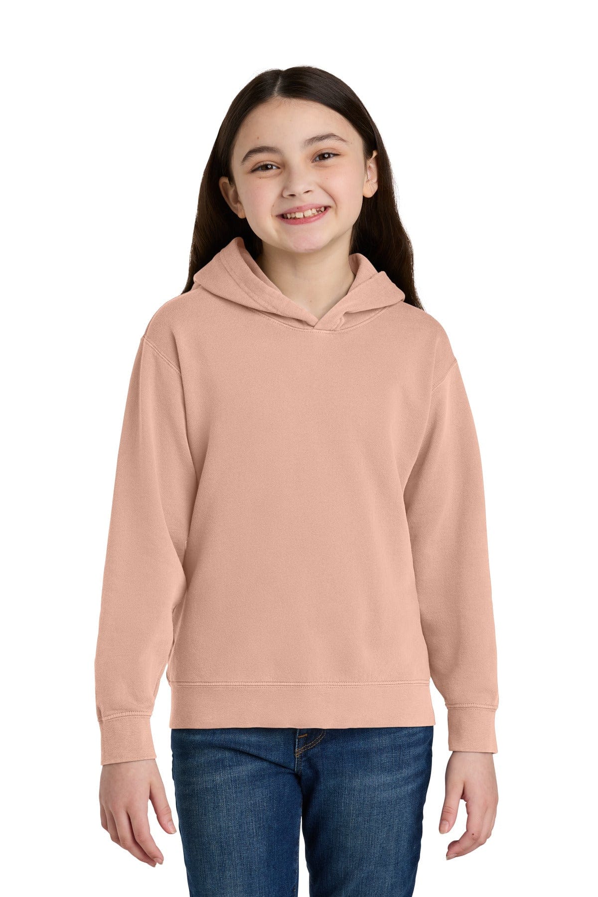 Comfort Colors 1467Y XS / Peachy Comfort Colors 1467Y Youth Lightweight Hooded Sweatshirt