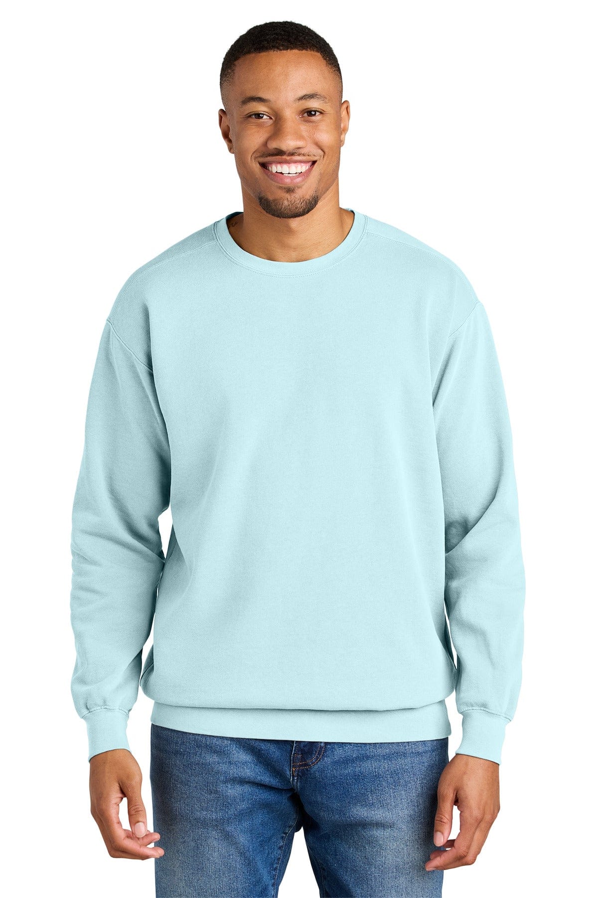 Comfort Colors 1566 S / Chambray Comfort Colors 1566 Ring Spun Crewneck Sweatshirt