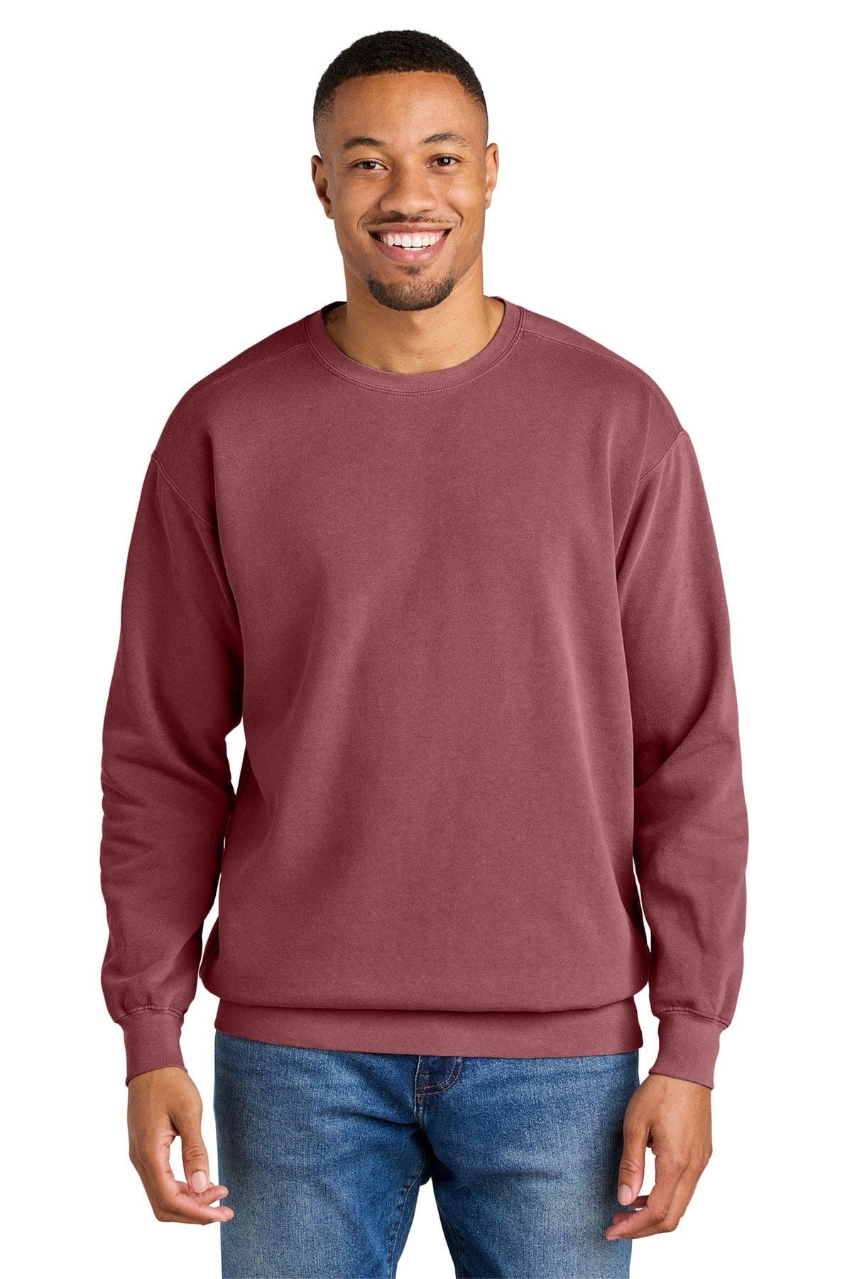 Comfort Colors 1566 S / Crimson Comfort Colors 1566 Ring Spun Crewneck Sweatshirt